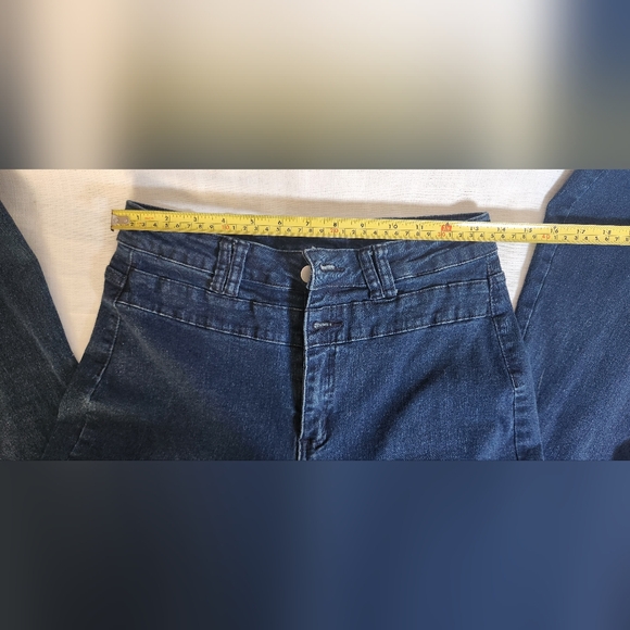 Pantete womens high waisted Bell Bottom denim jeans - Picture 8 of 13